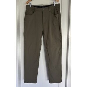 Gerry Men's Ventures Performance Stretch Pants Olive Green Size 36 X 31/32